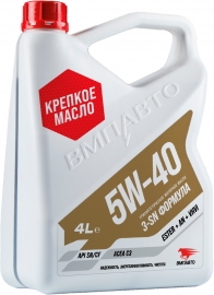 ВМПавто 3-SN C3 5W-40, 4л