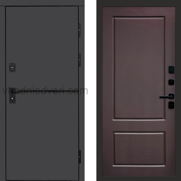 Входная дверь Termo-door Тренд Графит - Марсель Шоколад