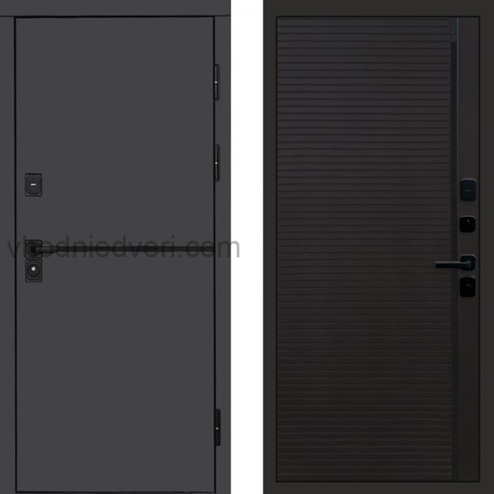 Входная дверь Termo-door Тренд Графит - Porte black