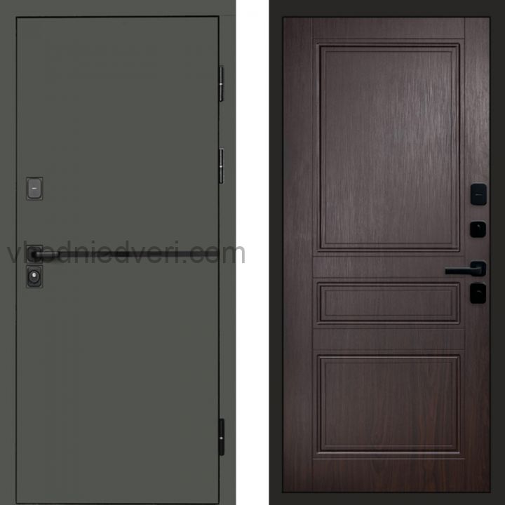 Входная дверь Termo-door Тренд Грин - Класскика Венге