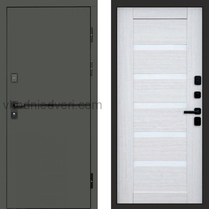 Входная дверь Termo-door Тренд Грин - Царга Лиственница