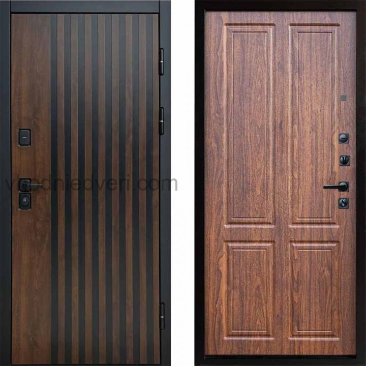 Входная дверь Termo-door Кантри - Орех стандарт