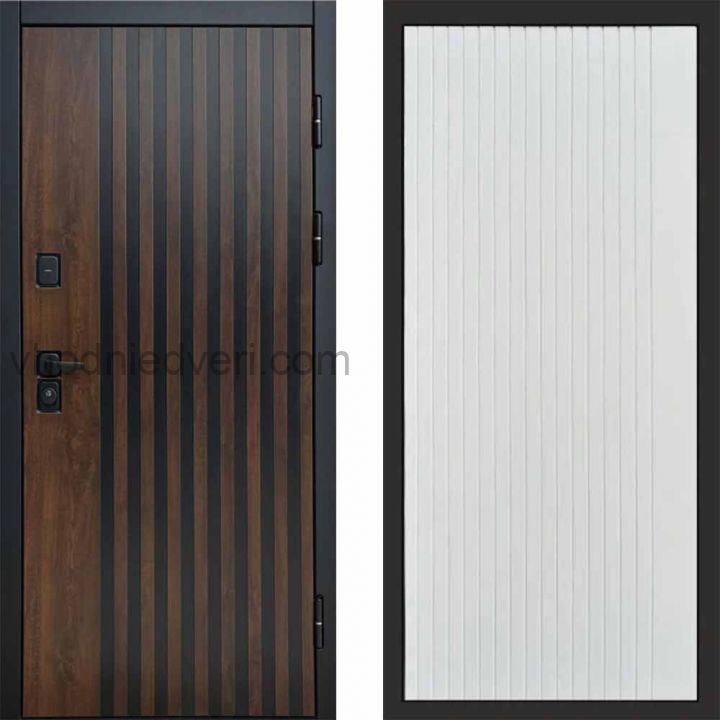 Входная дверь Termo-door Кантри - FLAT Белый софт