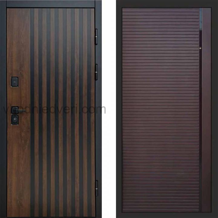 Входная дверь Termo-door Кантри - Porte Шоколад