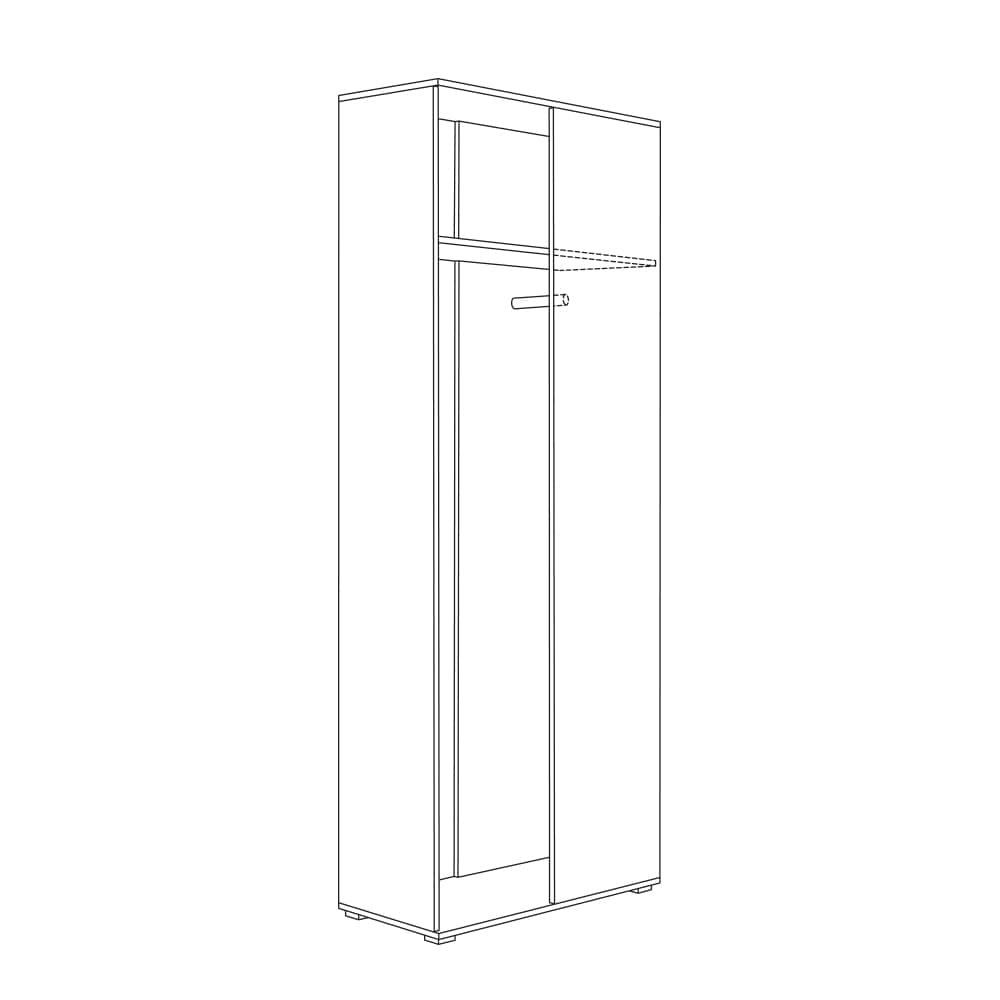 Куба Шкаф для одежды 13.137 угловой