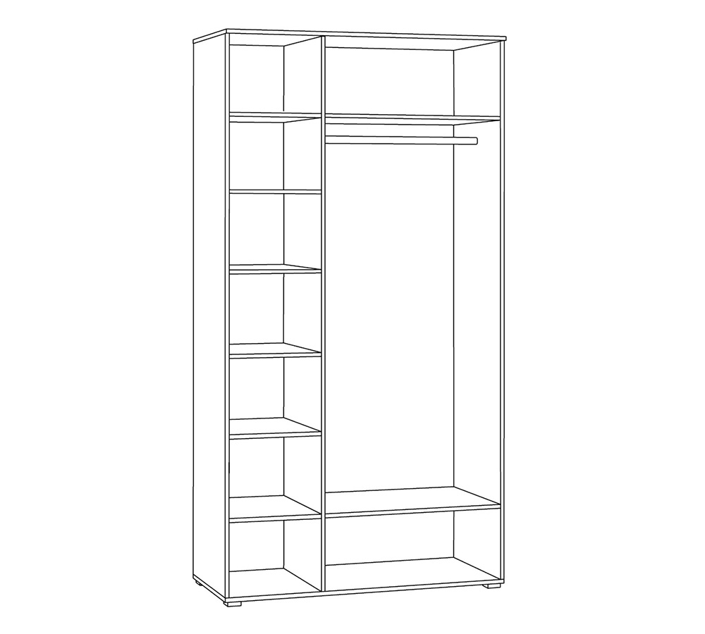 Остин Шкаф для одежды 13.336.03