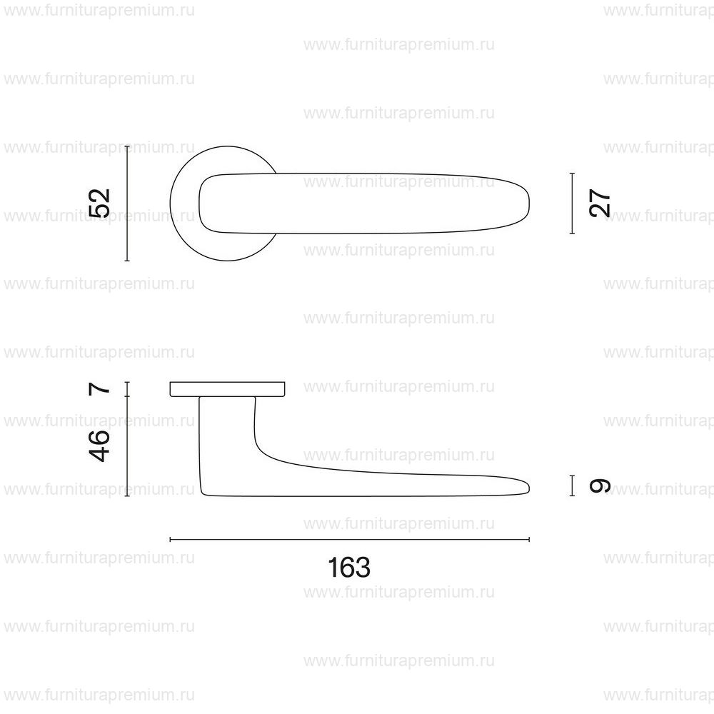 Ручка Aprile Rosa R 7S
