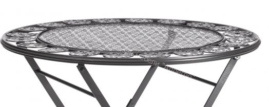 Стол Secret De Maison Patio (PL08-11139) стальной сплав, черный