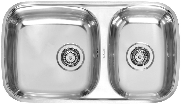 Кухонная мойка с 2 раковинами Reginox ELITE Dallas L* (реверсивная 77х44 см