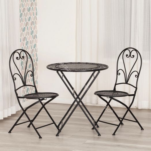 Стол Secret De Maison Patio (PL08-11139) стальной сплав, черный