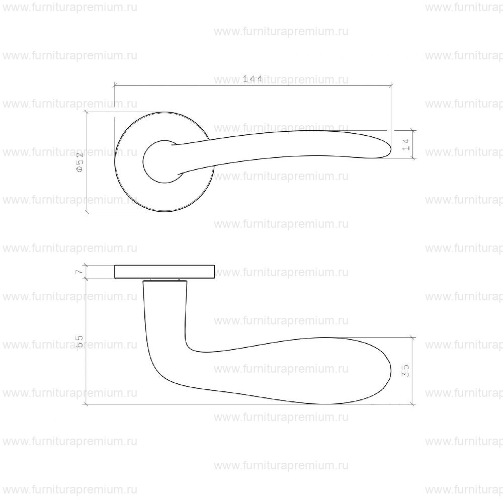 Ручка Aprile Ambrosia R 7S