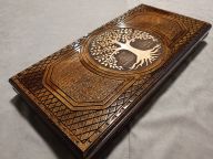 Нарды резные "Дерево жизни" средние 50