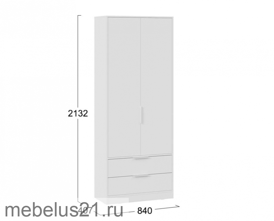 Щкаф для одежды Марли Белый