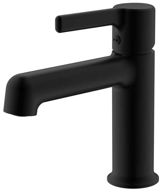 Смеситель VODA Column Black для раковины, CLM26MB