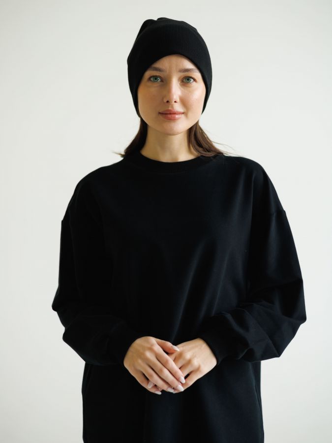 Кофта с длинным рукавом черная