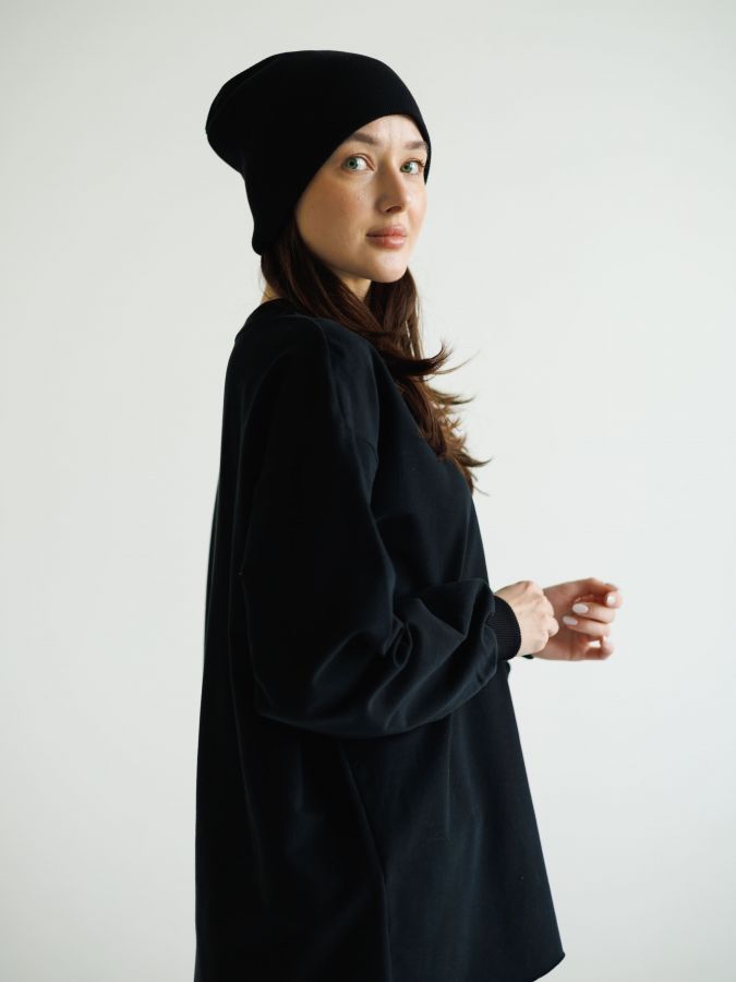 Кофта с длинным рукавом черная