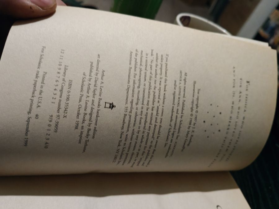 Harry Potter and the philosopher's stone американское тираж 1