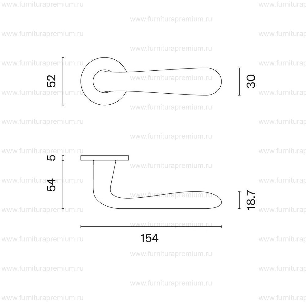 Ручка Aprile Gardenia R 5S