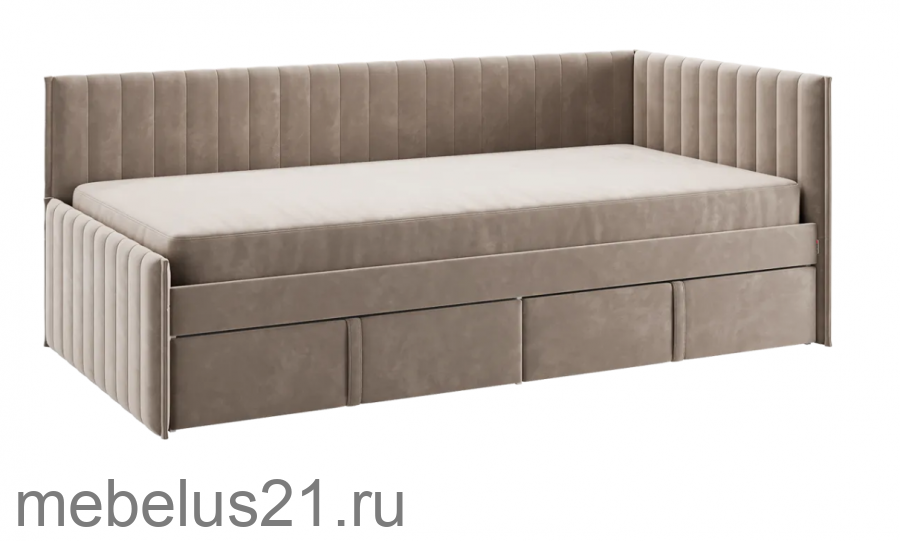 Кровать с ящиками Твикс (Тахта) 90х200 см