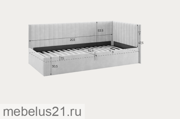 Кровать с подъемным механизмом Твикс (Тахта) 90х200 см