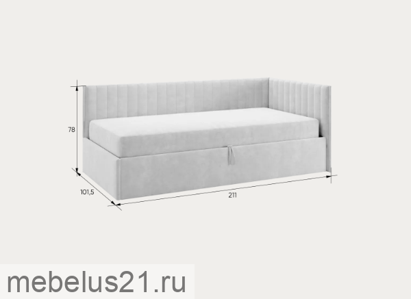 Кровать с подъемным механизмом Твикс (Тахта) 90х200 см