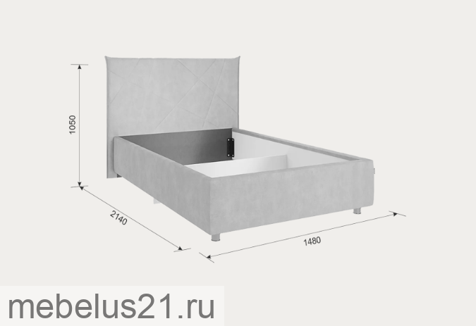 Кровать с основанием Квест 120х200 см