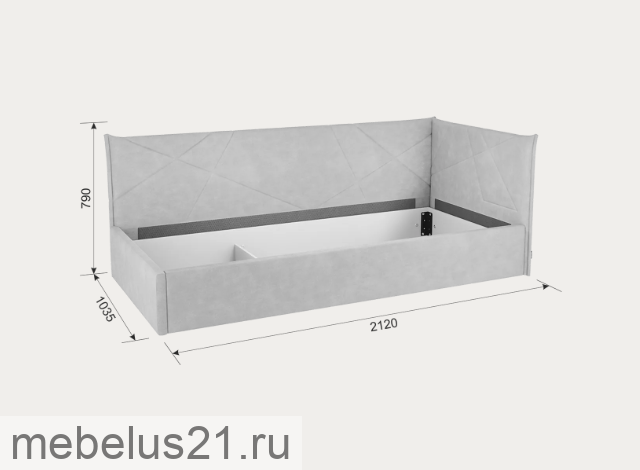 Кровать с подъемным механизмом Квест (Тахта) 90х200 см