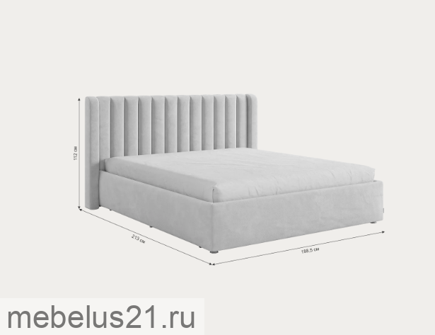 Кровать с подъемным механизмом Ева 160х200 см