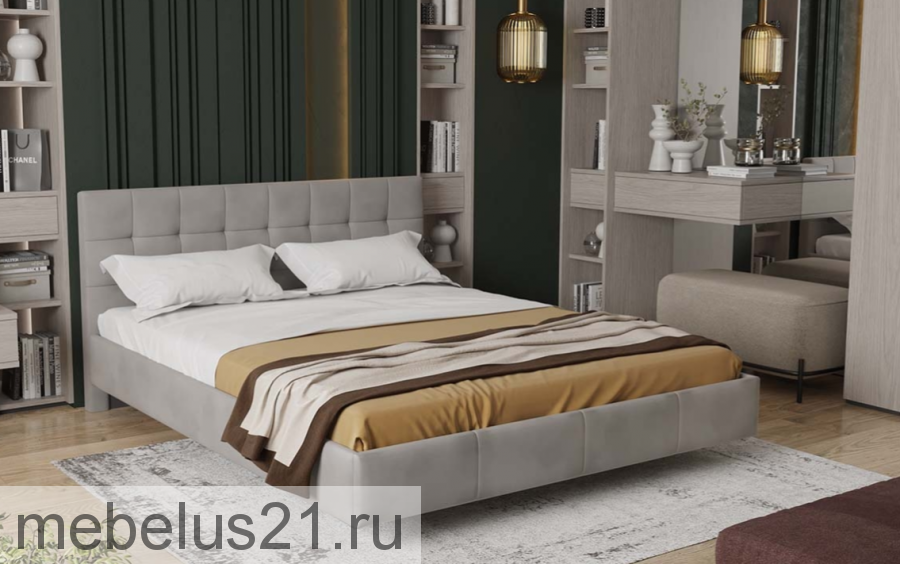 Кровать без ПМ «Эмма» Тип 1 (без подъемного механизма) 160