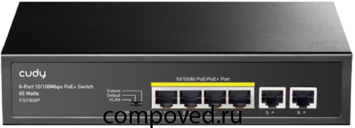 Коммутатор (свитч) Cudy FS1006P