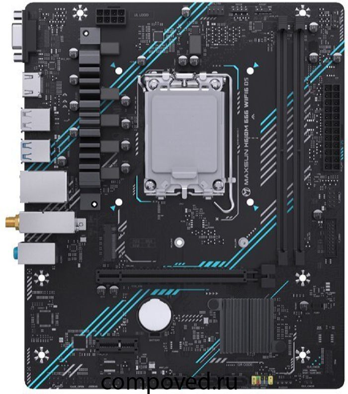 Материнская плата Maxsun H610M 666 WIFI6 D5