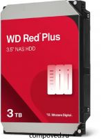 Жёсткий диск 3Tb SATA-III WD Red Plus (WD30EFPX)