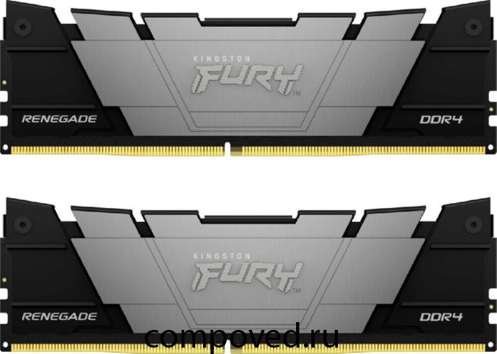 Оперативная память 16Gb DDR4 4800MHz Kingston Fury Renegade Black (KF448C19RB2K2/16) (2x8Gb KIT)