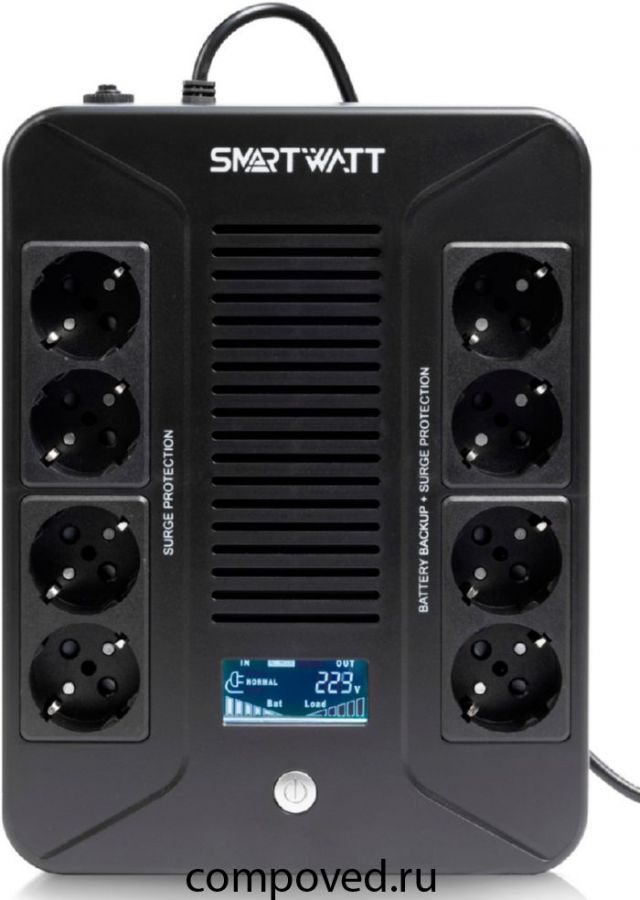 ИБП SMARTWATT UPS SAFE PRO LCD 1000