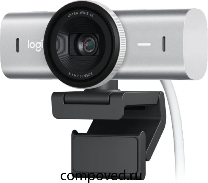Веб-камера Logitech BRIO MX 4К Pale Grey (960-001554)