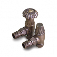 Комплект вентилей EXEMET угловых для чугунных радиаторов, 1/2 (0320-1056Z000) схема 1