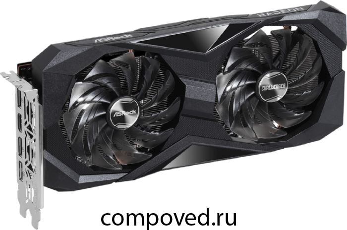 Видеокарта AMD Radeon RX 7600 ASRock Challenger OC 8Gb (RX7600 CL 8GO)
