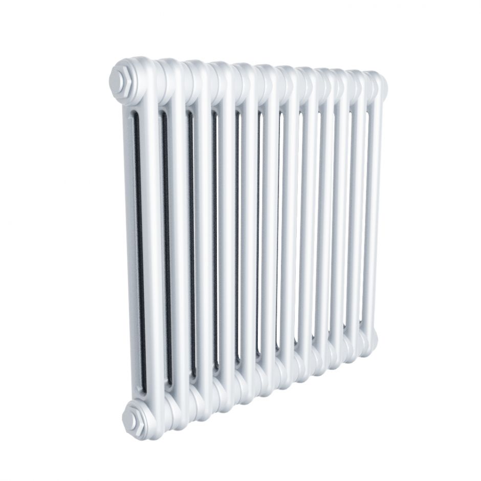 Трубчатый радиатор белого цвета IRSAP TESI/2 565 CL.01 T25 нижнее подключение нижнее подключение ФОТО