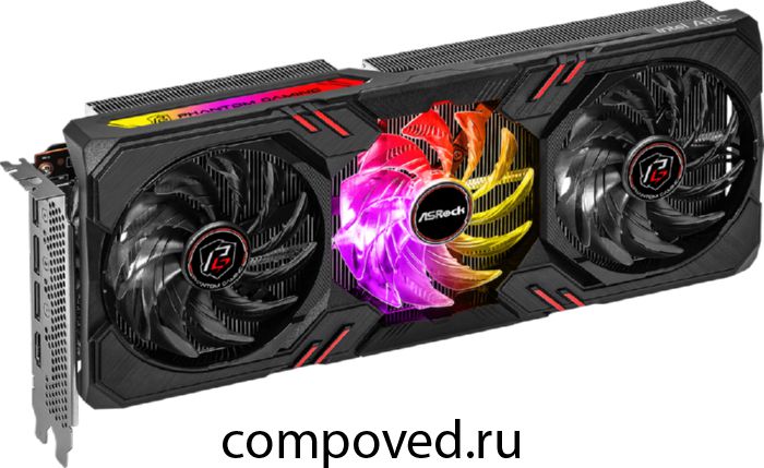 Видеокарта Intel Arc A770 ASRock Phantom Gaming OC 16GB (A770 PG 16GO)