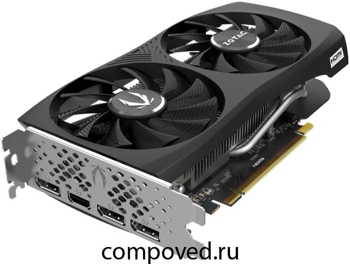 Видеокарта NVIDIA GeForce RTX 4060 Zotac Twin Edge OC 8Gb (ZT-D40600H-10M)
