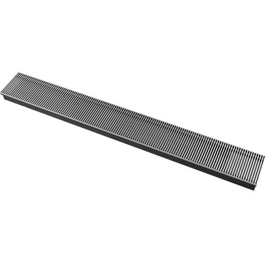 Внутрипольный конвектор PrimoClima PCV с увеличенной тепловой мощностью TURBO 200.150 схема 2