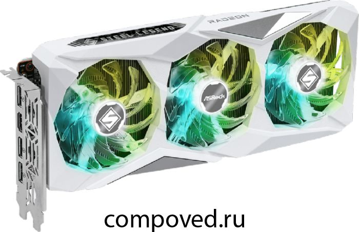 Видеокарта AMD Radeon RX 7600 ASRock Steel Legend OC 8Gb (RX7600 SL 8GO)