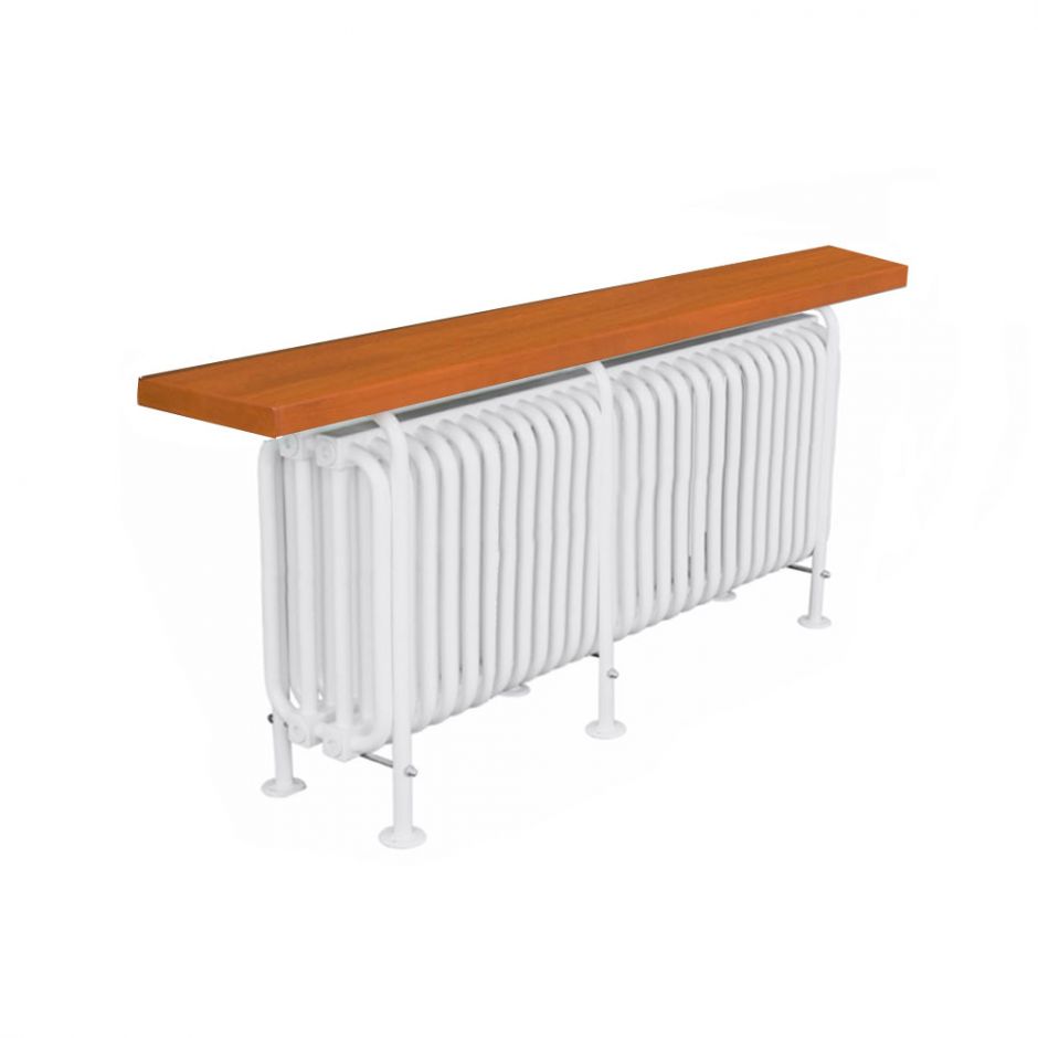 Трубчатый радиатор-скамейка КЗТО Завалинка РС 4-500-27 1/2 ФОТО