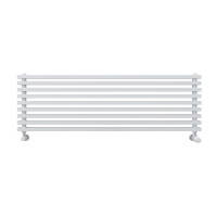 Горизонтальный радиатор с квадратными колонками КЗТО QUADRUM NEO 50 H 1500 RAL 9016 схема 11