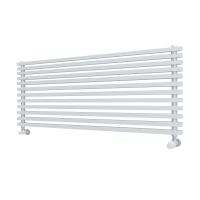 Горизонтальный радиатор с квадратными колонками КЗТО QUADRUM NEO 50 H 1250 RAL 9016 схема 4