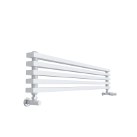 Горизонтальный радиатор с квадратными колонками КЗТО QUADRUM NEO 50 H 1000 RAL 9016 схема 7