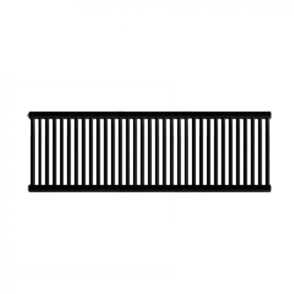 Радиатор с круглым коллектором КЗТО РСК 1-500-28  RAL 9005