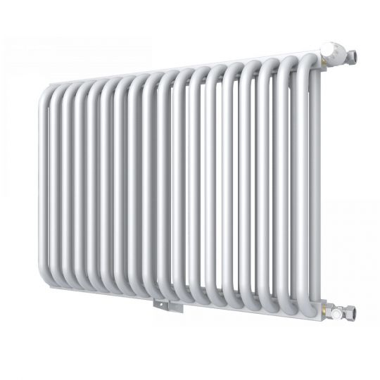 Стальной двухрядный радиатор с квадратным коллектором КЗТО РС 2-500 3/4 схема 5