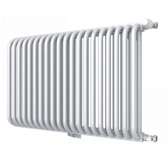 Стальной двухрядный радиатор с квадратным коллектором КЗТО РС 2-500 3/4 схема 6