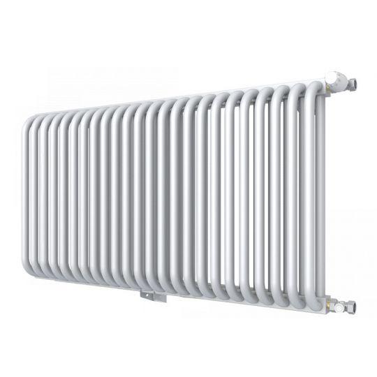 Стальной двухрядный радиатор с квадратным коллектором КЗТО РС 2-500 3/4 схема 8